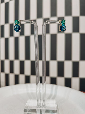 Aqua & Sky Blue Studs