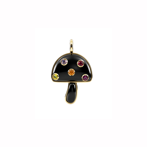 Black Onyx Rainbow Mushroom