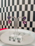 Cotton Candy Dangle Studs