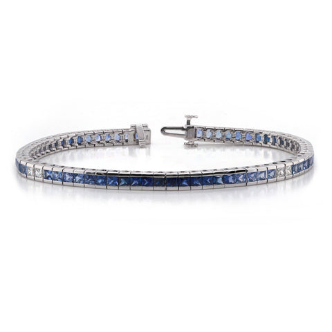 Blueberry Ombre Tennis Bracelet