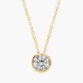 Dancing Diamond Gold Sparkle Necklace