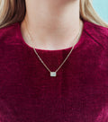 Clear Bar Necklace