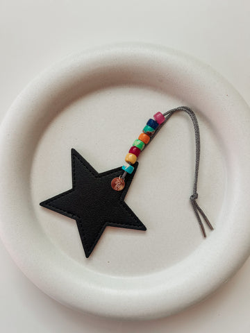 Black Star Bag Charm