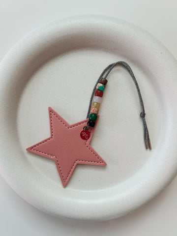 Baby Pink Star Bag Charm