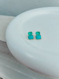 Aqua Chicle Candy Studs