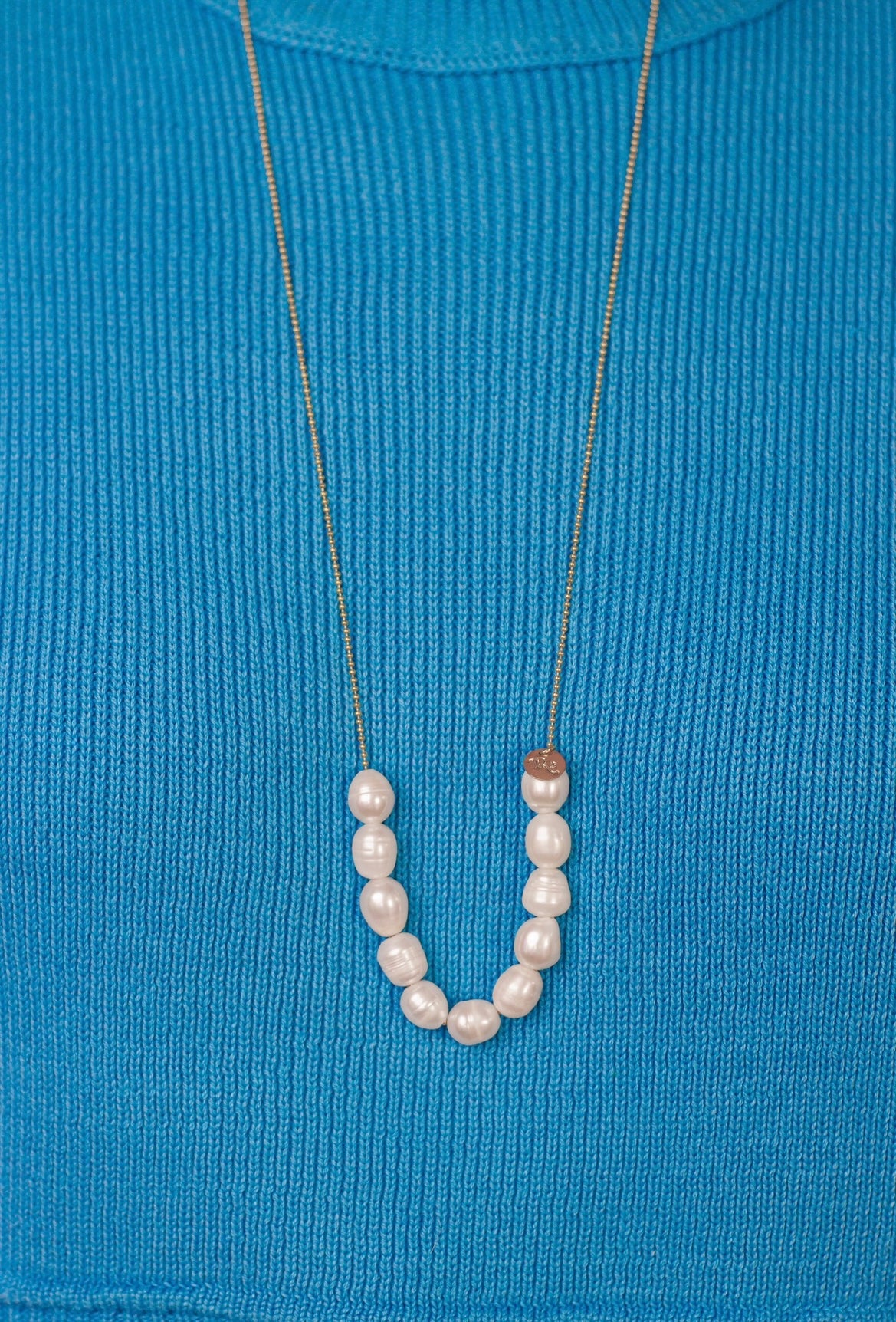 Marshmallow Pearls on 36” chain