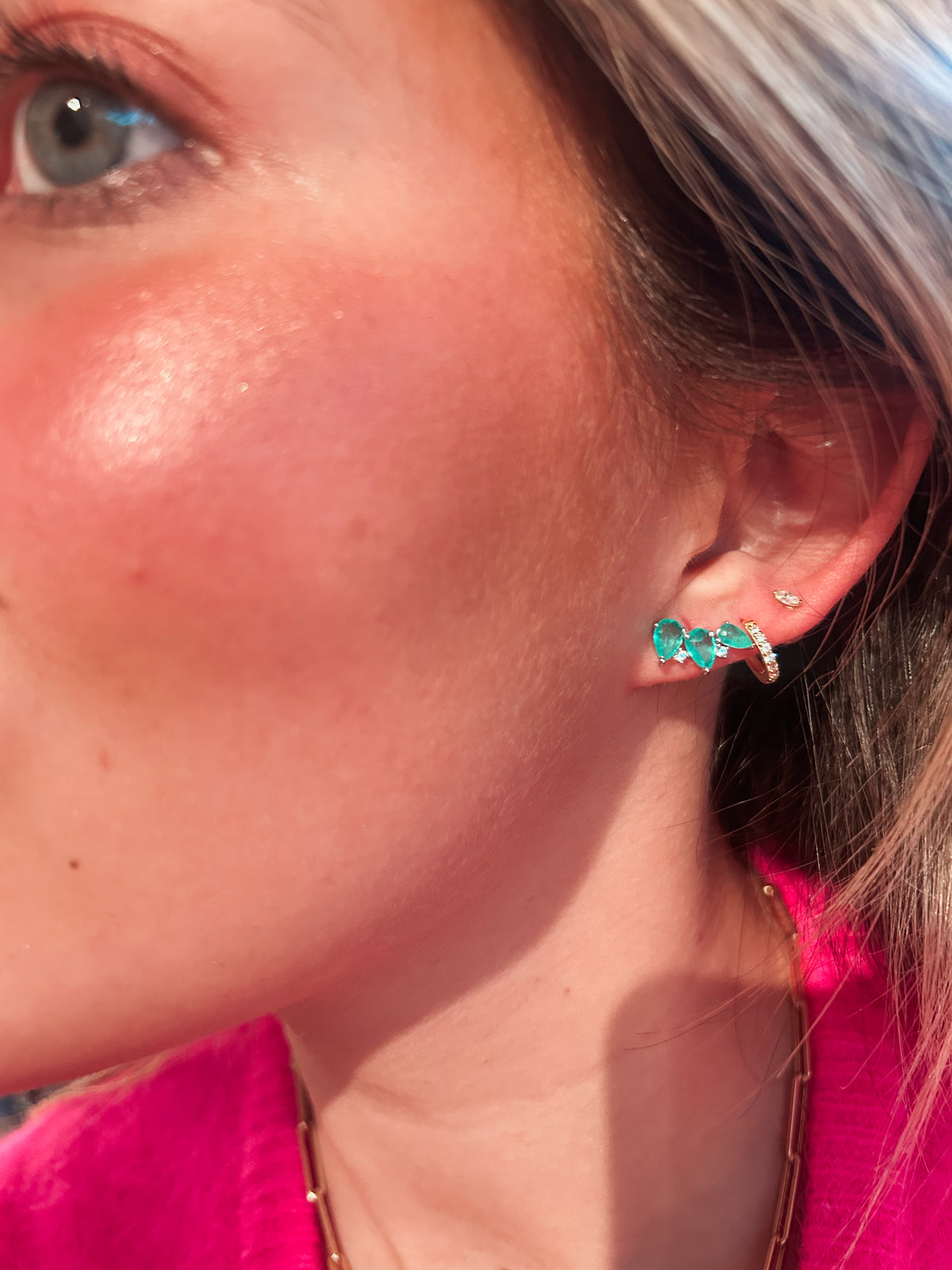 Aqua Drop Studs
