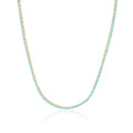 Turquesa Sparkling Tennis Necklace