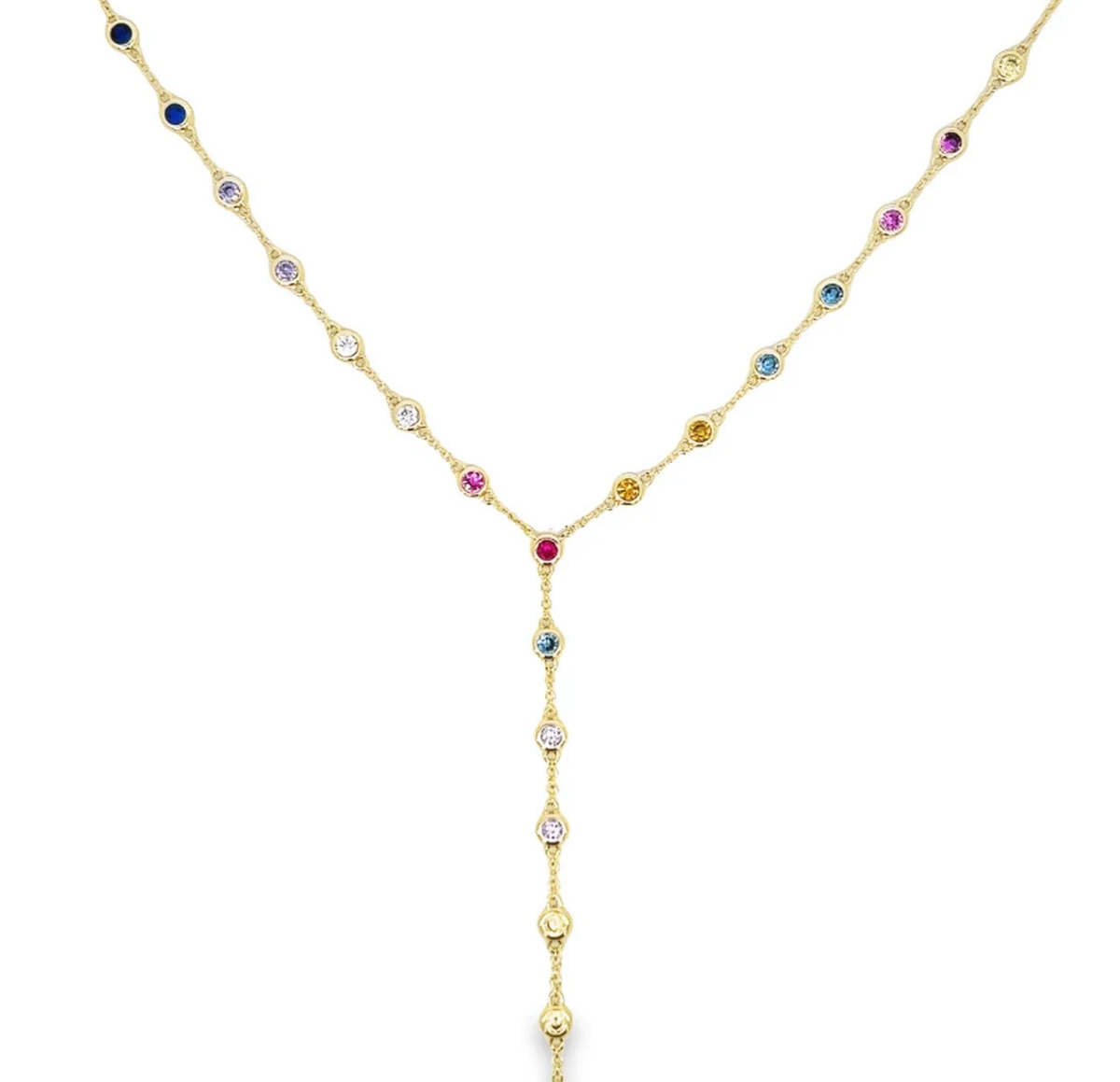 Rainbow Sparkling Lariat