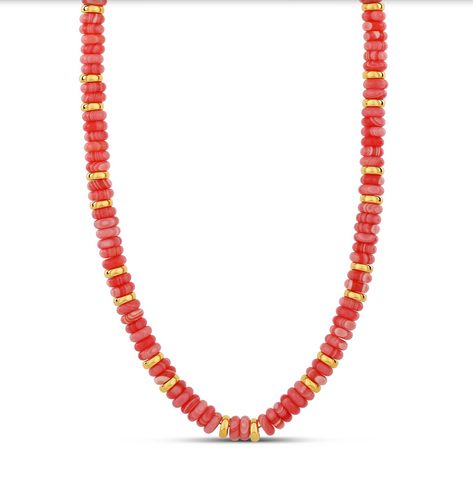 Coral Spritz Tones Necklace