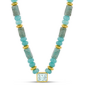 Aqua Waters Beaded Necklace