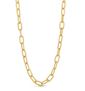 Gold Cable Paperclip Chain