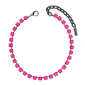 Oakland Electric Pink Necklace in Smutt