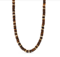 Chocolate Tiger Eye Beaded Necklace