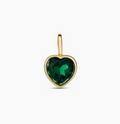 Sparkle Esmeralda Heart Charm