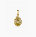 Lemon Pear Drop Charm