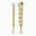 Sparkle Drop CZ Studs