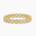 Sparling Gold Circular Stretch Bracelet