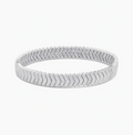 Silver Arrow Pavé Stretch Bracelet