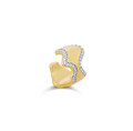 Golden Wave Sparkle Ear Cuff