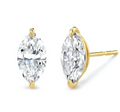 Mini Marquise Cut Studs