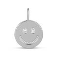 Smiley Silver Charm