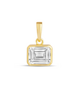 Emerald Cut Charm