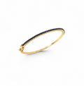 Sparkling Black Gold Bangle