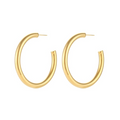 Basic Large Gold Hoops
