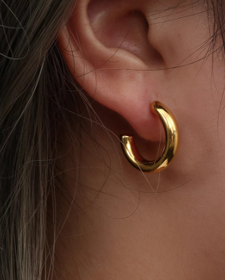 Basic Small Gold Hoops