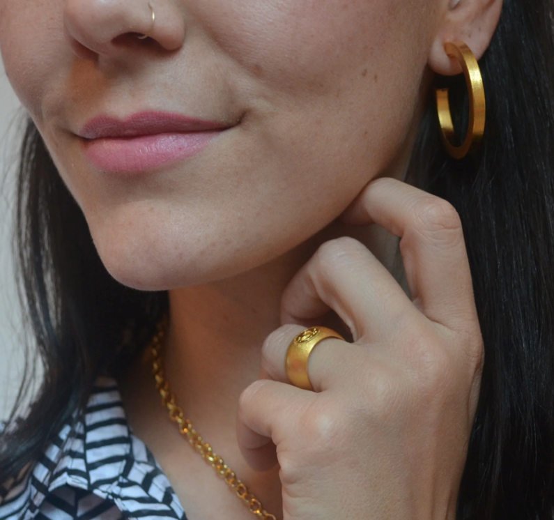 Noelia Gold Hoops